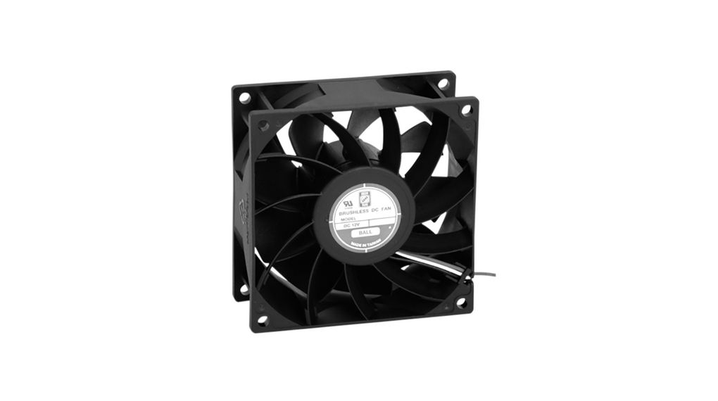 Axial Fan DC 92x92x38mm 24V 229.4m³/h